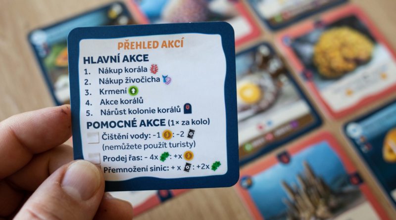 Prehľadová karta akcií pomôže najmä pri prvých hrách (Foto: PoP-Cult)