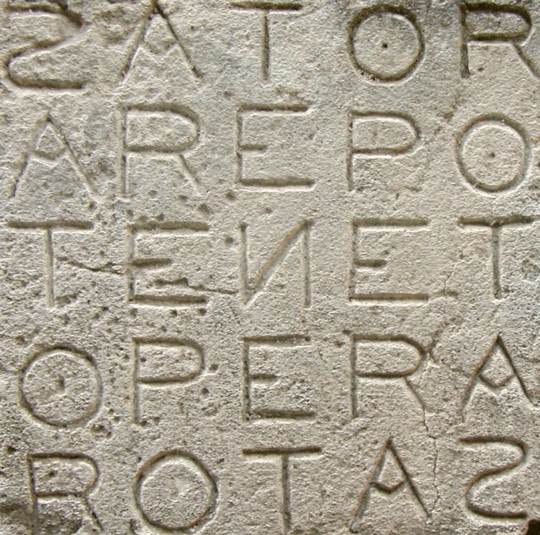 Tento palindróm sa nachádza v troskách Pompei. (Foto: Wikipedia)
